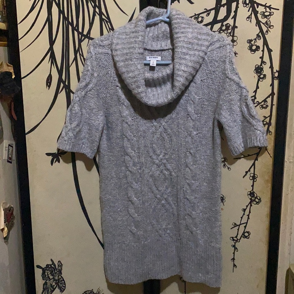 VTG Old Navy Women’s Heather Gray Sweater/Tunic/Dress